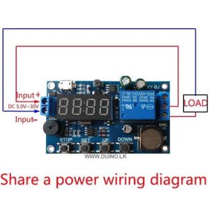 DC 5V Real time Timing Delay Timer Relay Module Multiple Mode Control ...