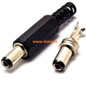 Power Male Plug Jack Adapter DC 5.5mm x 2.5mm