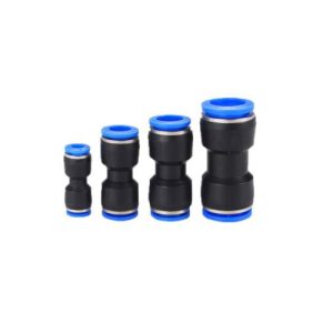 Pneumatic Joint Fittings 4mm 6mm 8mm 10mm 12mm PU Quick Plug Trough Connector For Air/Water