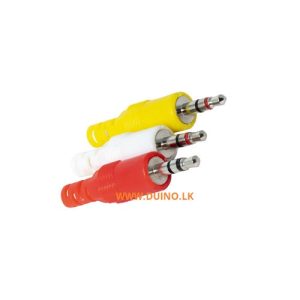 3.5mm 3 Pole Stereo Jack DIY Earphone Adapter with Tail plug