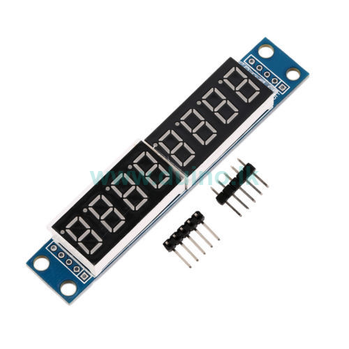 MAX7219 8-Digit 7-Segment Digital Display Module – Arduino/DIY