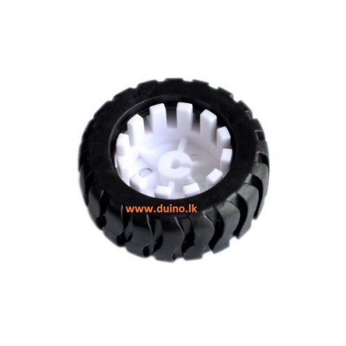 thumbnail image 2 of 10pcs K346 Rubber Wheels 43x19x3mm D-Hole For N20 Motor - Robot Car DIY Toy Parts 2 of 13