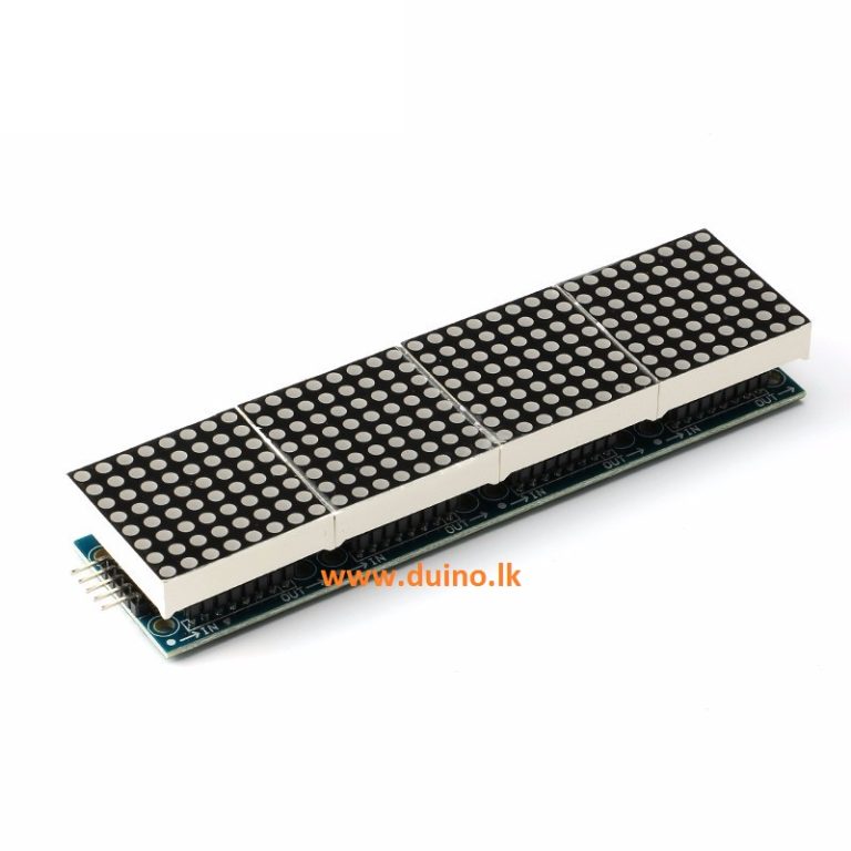 MAX7219 Dot Matrix Module 4 In One Display 5 Pin RED/GREEN/BLUE ...