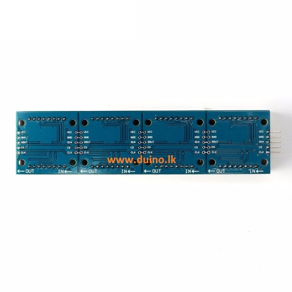 MAX7219 Dot Matrix Module 4 In One Display 5 Pin RED/GREEN/BLUE ...