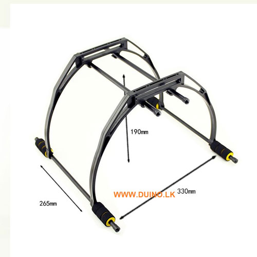 F450 F550 Frame Landing Gear Landing Skid Gimbal Damping Tall Foot Stool - Image 6