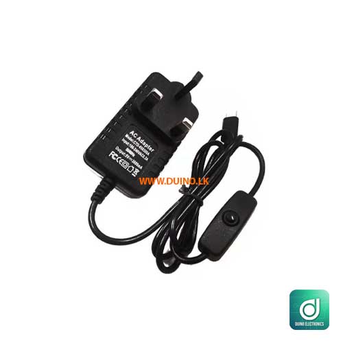 Raspberry PI 4/ PI 5 Power Supply AC 100-240V DC 5V 3A Type C