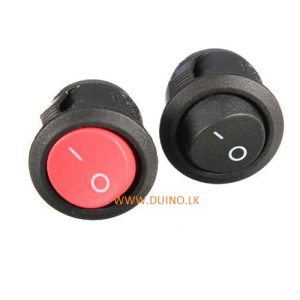 Small Boat Rocker Switch Mini Round 2 Pin ON-OFF 3A/250V *1Pcs