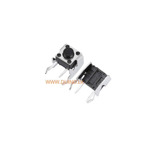 25x PAP 2-Pin THT Button Micro Switches - 6x6x5mm, Tactile Push Button For Electronics