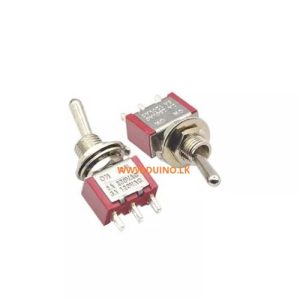 MTS-102 Mini Toggle Switches 3-Pin SPDT ON-ON 6A 125VAC
