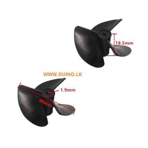 3 Blades Nylon RC Ship Propeller Large Thrust Props Paddle for DIY Boat - Image 3