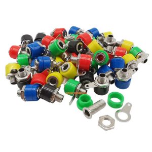 Banana Female Socket Plug Jack Adapter 4mm DIY Red Black Green Yellow Blue *1Pcs
