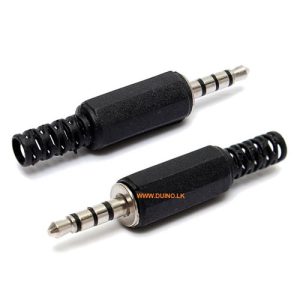 3.5mm Audio Male Plug Jack 4 Sections Plug For Microphone Headphone