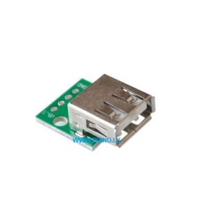 USB 2.0 Female to 4P Adapter Converter DIP Switch 2.54MM PCB Board