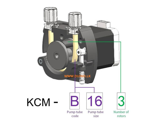 Peristaltic Liquid Pump Dosing Pump 420ml/min KCM Kamoer Peristaltic Pump 12V 24V Stepper - Image 7