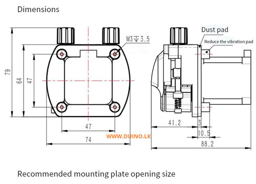 Peristaltic Liquid Pump Dosing Pump 420ml/min KCM Kamoer Peristaltic Pump 12V 24V Stepper - Image 8