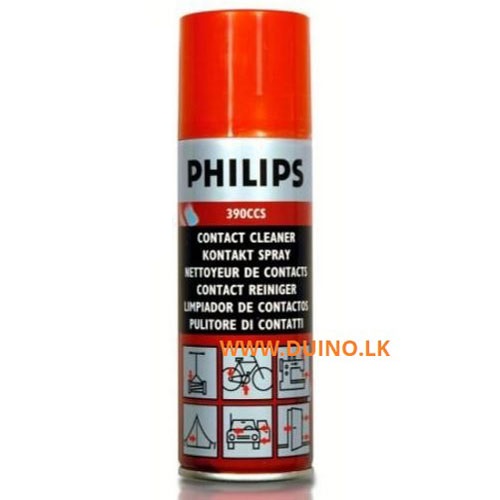 PHILIPS 390CCS Contact Cleaner Lubricant 200ml Oily Contact Cleaner Spray - Image 2