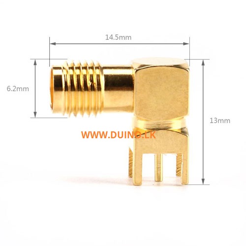 SMA Female Jack Straight RF Connector Adapter PCB Mount RPSMA *1Pcs - Image 2