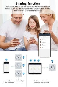 Mini WiFi Smart Switch 16A Support Wireless Remote Timing Voice Control ...