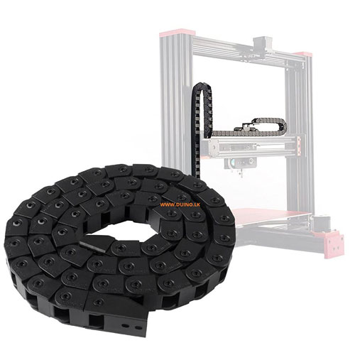 10x10mm L1000mm Cable Drag Chain Wire Carrier With End Connectors for CNC Router 3D Printer *1M - Image 2