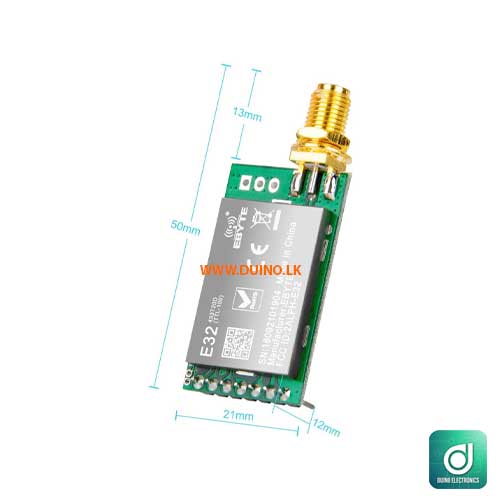 E32-433T20DC SX1278 Lora wireless module 433MHZ LORA Spreading 3000m UART E32-TTL-100