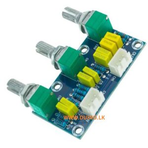 XH-M802 Passive Tone Board Amplifier Preamp Power Module Adjustable Low High Sound