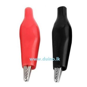 45mm Alligator Clips Black Red Testing Probe Crocodile Clip Large 45mm *2PCS