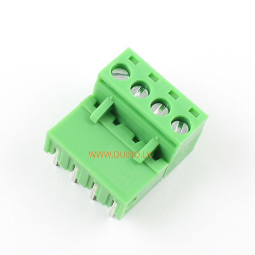 4pins Right Angle Terminal Block KF2EDGR 5mm Pitch *1Pcs