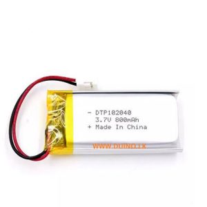 800mAh 3.7V 102040 Lipo Rechargeable Lithium Polymer Battery