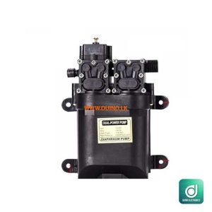 12VDC Double Head Diaphragm Water Pump 4-6.5A 7-9L/Min 0.85Mpa (Cutoff)