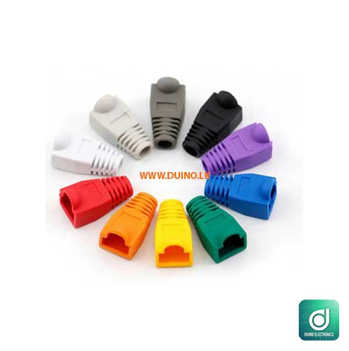 RJ45 Crystal Head Connector Network Plug Socket Boot Cap SLEEVE