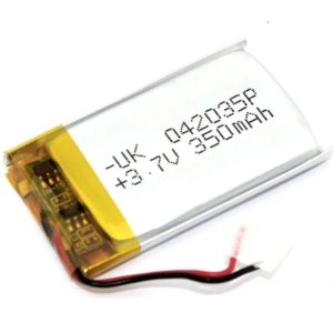 350mAh 3.7V 042035P Lipo Lithium Polymer Battery Rechargeable