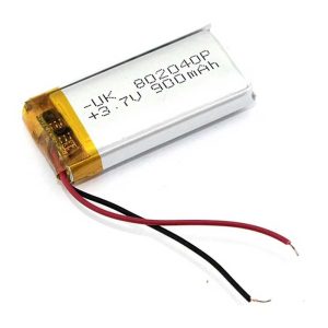 900mAh 3.7V 802040P Lipo Lithium Polymer Battery Rechargeable