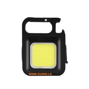 Mini LED COB Flashlight Rechargeable COB Keychain Light 500 Lumens 3 Light Modes