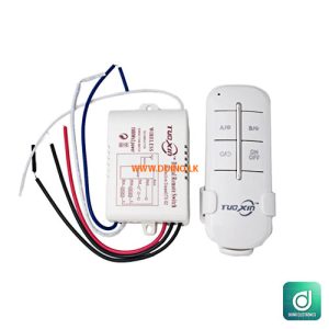 2 Chanel Digital Remote Control Light Switch A02 220VDC Wireless ON OFF Remote Control Switch