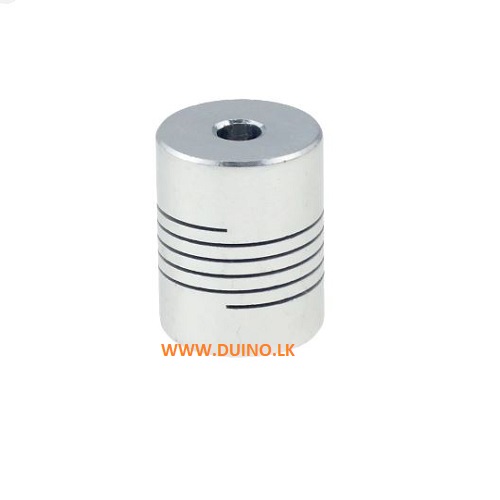 6.35mm to 6.35mm D19L25 Aluminum Alloy Flexible Coupling - Image 2