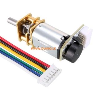 GA12 N20 3V 300RPM DC Gear Motor with Encoder Speed Velocity Measurement