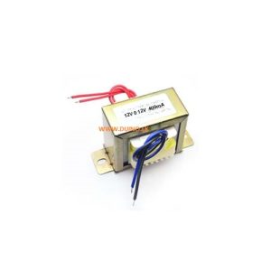 12Vx2 400mA AC 220V Center Tap EI Power Transformer