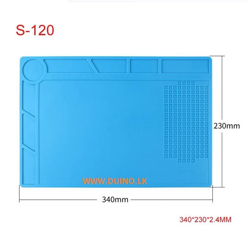 Heat Insulation Thickening Silicone Pad Desk Mat Maintenance Platform 23X34cm S-120 TES120 - Image 2