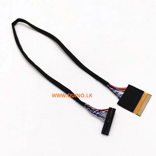 30pin Universal LVDS cable FPC FFC turn DuPont interface 1ch 8bit AU/LG/Samsung etc - Image 2