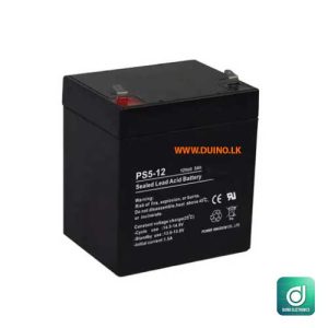 12V 5Ah 20HR Rechargeable Lead Acid Battery