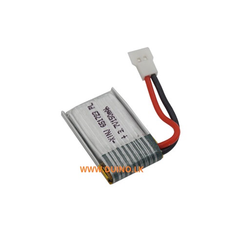 thumbnail image 2 of XINJ 3.7V 150mAh 25C LiPo Battery 651723 For JJRC H20 H36 NH010 & Tiny Drones 2 of 5