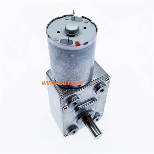 12VDC 300RPM ZGY370 JGY370 Gear Reduction Motor Worm Reversible Turbo Gearbox - Image 4