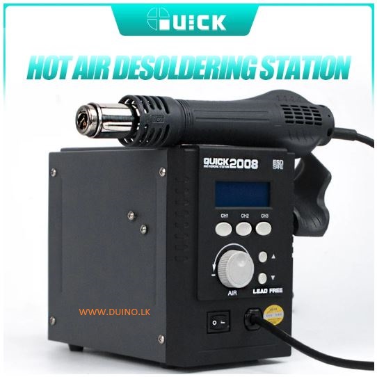 Original QUICK 2008 ESD Digital Display Heat Gun Welding Blower Gun *Delivery within 3-18 days