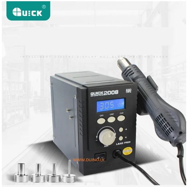 Original QUICK 2008 ESD Digital Display Heat Gun Welding Blower Gun *Delivery within 3-18 days - Image 2