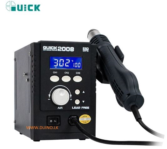 Original QUICK 2008 ESD Digital Display Heat Gun Welding Blower Gun *Delivery within 3-18 days - Image 3