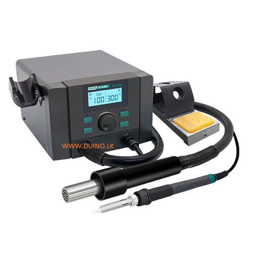 Quick 8786D+ 2-in-1 Soldering Iron Hot Air Gun-Rework Station Lead-free Smart Digital Display *Delivery within 3-18 days - Image 3