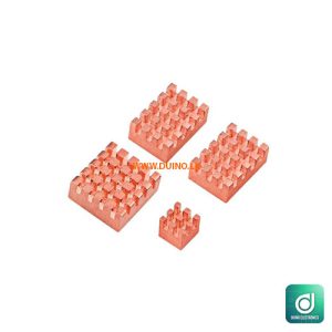 Raspberry Pi5 Copper Heat Sink Passive Cooling With Self-Adhesive