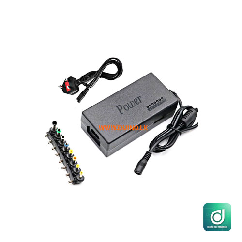 12-24VDC 4A Notebook Power Adapter for PC Laptop 8 Interchangeable Tips