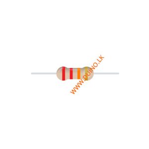 22K Ohm 1/4W 22K 5% Carbon Film Resistor