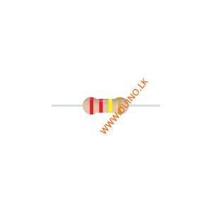 220K Ohm 1/4W 220K 5% Carbon Film Resistor